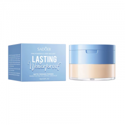 Розсипчаста матова пудра SADOER Lasting Waterproof №01 Natural 15 г