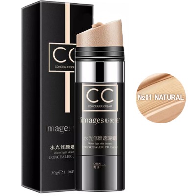 СС крем-консилер для обличчя IMAGES освітлювальний №01 Natural 30 г (XXM11565)