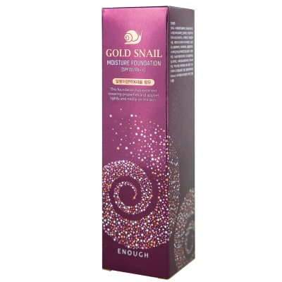 Тональний крем Enough Gold Snail Moisture Foundation SPF 30 №21