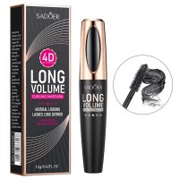 Туш для вій водостійка SADOER 4D Glamour подовження та підкручування 12 г