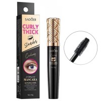 Туш для вій водостійка SADOER Curly Thick об'єм та підкручування 8 г