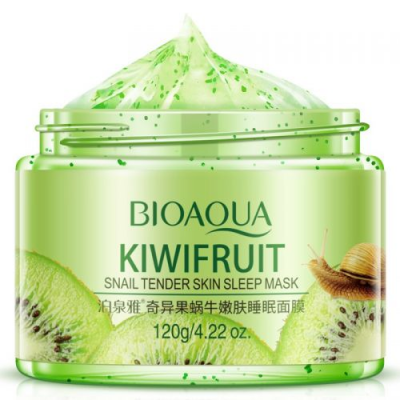 Маска-гелевая BIOAQUA Kiwifruit Snail Tender Skin Sleep Mask ночная с киви и муцином улитки 120 г