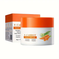 Крем для обличчя SADOER B-Carrot з екстрактом моркви, антивіковий, освітлюючий 50 г