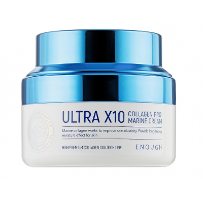 Крем для обличчя Enough Ultra X10 Collagen Pro Marine зволожуючий з колагеном 50 мл
