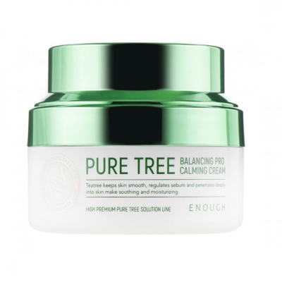 Крем для обличчя Enough Pure Tree Balancing Pro Calming Cream заспокійливий із екстрактом чайного дерева 50 мл