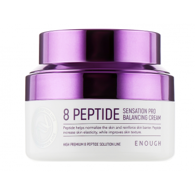 Крем для обличчя Enough 8 Peptide Sensation Pro Balancing Cream антивіковий з пептидами 50 мл