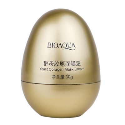 Крем-маска BIOAQUA з колагеном та протеїном яєчного білка 30 г