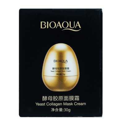 Крем-маска BIOAQUA з колагеном та протеїном яєчного білка 30 г