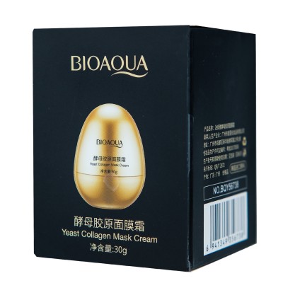 Крем-маска BIOAQUA з колагеном та протеїном яєчного білка 30 г
