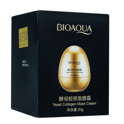 Крем-маска BIOAQUA з колагеном та протеїном яєчного білка 30 г