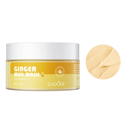 Грязьова маска для обличчя SADOER Ice Mud Ginger з екстрактом імбиру та охолоджуючим ефектом 100 г