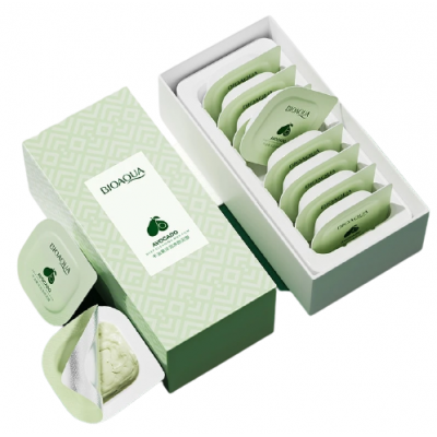 Очищаюча маска для обличчя BIOAQUA Avocado Deep Cleansing Mud Film з екстрактом авокадо (7,5г*8шт)