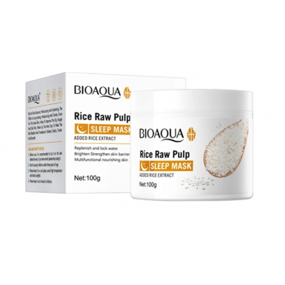 Нічна маска для обличчя BIOAQUA Rice заспокійлива 100 г
