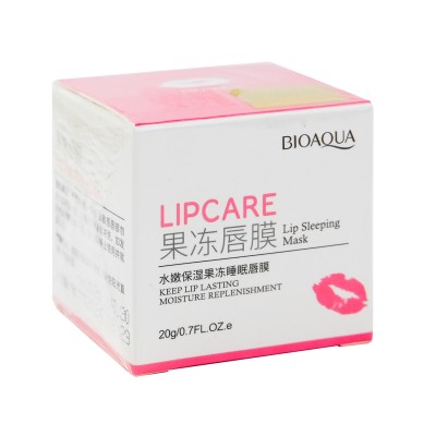 Нічна маска для губ BIOAQUA Lip Sleeping Mask з екстрактом полуниці 20 г
