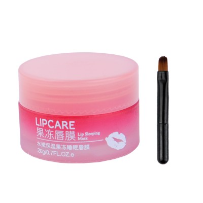 Нічна маска для губ BIOAQUA Lip Sleeping Mask з екстрактом полуниці 20 г