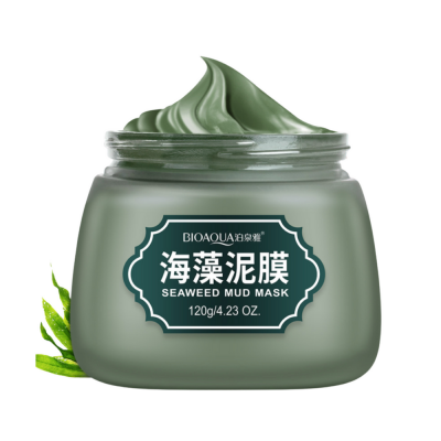 Очищаюча матуюча маска для обличчя BIOAQUA Seaweed Mud Mask на основі екстракту морських водоростей 120 г