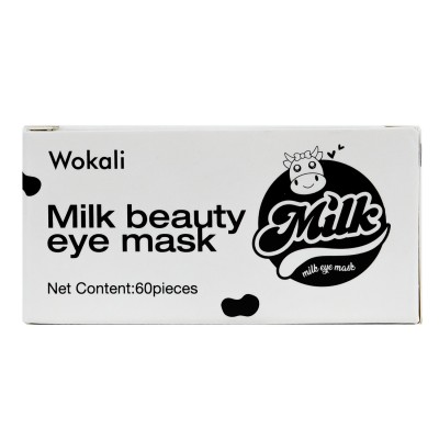 Омолаживающие гидрогелевые патчи под глаза Wokali Milk Eye Mask 60 шт