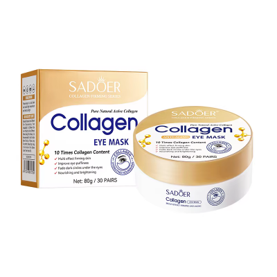Гидрогелевые патчи под глаза SADOER Collagen Multi-Effect антивозрастные, укрепляющие 60 шт