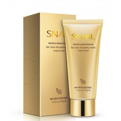 Пінка для вмивання BIOAQUA SNAIL Repair & Brightening з муцином равлика 100 г