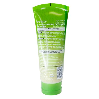 Скраб для обличчя Wokali Smoothing Moisturizing Cucumber WKL280 120 мл