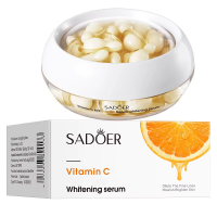 Сироватка для обличчя в капсулах SADOER Vitamin C відновлююча, відбілююча (0,34 г * 30 капсул)