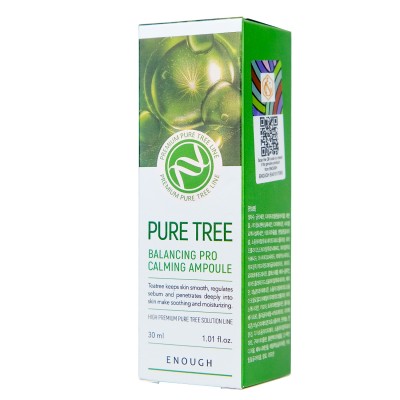 Сироватка для обличчя Enough Pure Tree Balancing Pro Calming Ampoule 30 мл