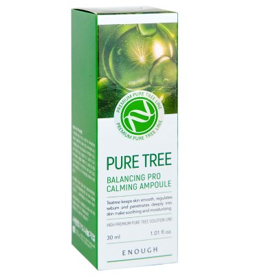 Сироватка для обличчя Enough Pure Tree Balancing Pro Calming Ampoule 30 мл