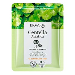 Тканинна маска для обличчя BIOAQUA Centella Asiatica зволожуюча, відновлююча 25 г
