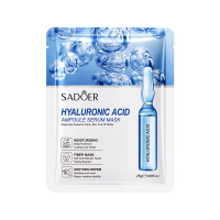 Тканинна маска для обличчя SADOER Hyaluronic Acid зволожуюча 25 г