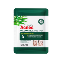 Тканинна маска для обличчя SADOER Tea Tree Acne догляд за проблемною шкірою 25 г