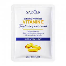 Тканинна маска для обличчя SADOER Vitamin E + Evening Primrose зволожуюча 25 г