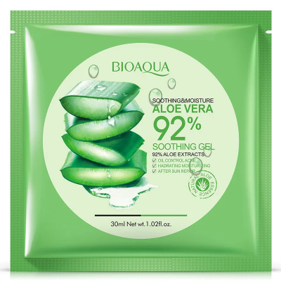 Набір масок для обличчя BIOAQUA Soothing & Moisture Aloe Vera в подарунковій коробці