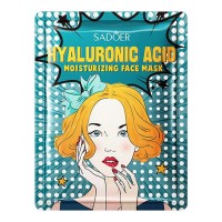 Тканинна маска для обличчя SADOER Hyaluronic Acid зволожуюча 25 г