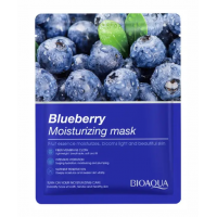 Маска для обличчя BIOAQUA Blueberry Moisturizing Mask з екстрактом чорниці зволожуюча 25 г