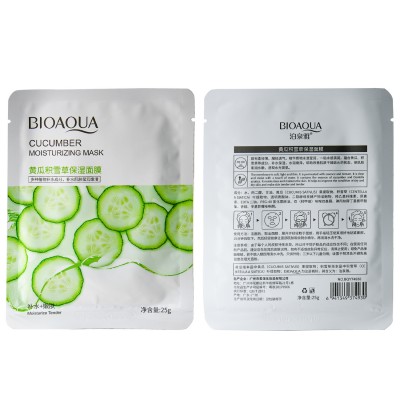 Тканинна маска для обличчя BIOAQUA Cucumber Moisturizing Mask з екстрактом огірка 25 г