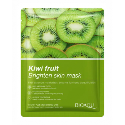 Маска для обличчя BIOAQUA Kiwi Fruit Brighten Skin Mask з екстрактом ківі 25 г