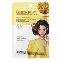 Тканинна маска для обличчя BIOAQUA Passion Fruit антиоксидантна, поживна, освітлююча 25 г