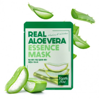 Тканинна маска для обличчя Farm Stay Real Aloe Vera Essence Mask  (23мл*10шт)
