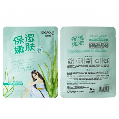 Тканинна маска для обличчя BIOAQUA Extract Plant Essence Aloe Vera з екстрактом алое 30 г