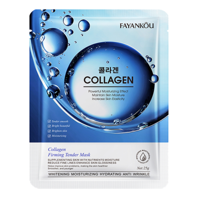 Тканинна маска для обличчя FAYANKOU Collagen пружність та відновлення 25 г