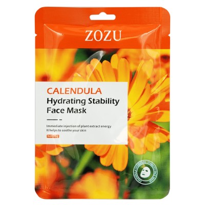 Маска для обличчя ZOZU Calendula зволожуюча 25 г