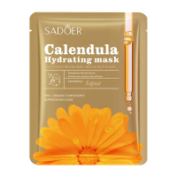 Тканинна маска для обличчя SADOER Calendula Hydrating відновлююча 25 г