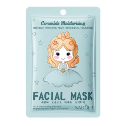 Тканевая маска для лица SADOER Ceramide Moisturizing интенсивное увлажнение и уход 25 г