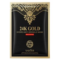 Маска для обличчя SADOER 24К Gold проти зморшок з відбілюючим ефектом 30 г