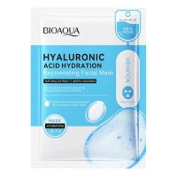 Тканинна маска для обличчя BIOAQUA Hyaluronic Acid зволожуюча, відновлюча 30 г