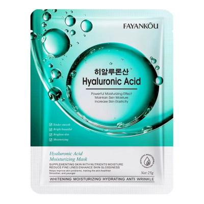 Тканинна маска для обличчя FAYANKOU Hyaluronic Acid зволожуюча 25 г