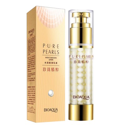Зволожуючий та омолоджуючий лосьйон BIOAQUA Pure Pearls з натуральною перловою пудрою 60 г (NO.BQY58802)
