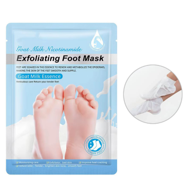 Маска-носочки для ног SADOER Goat Milk Nicotinamide отшелушивающая 35 г