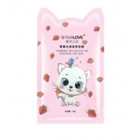 Маска-шкарпетки SERSANLOVE Strawberry Moisturizing And Mask з екстрактом полуниці 36 г