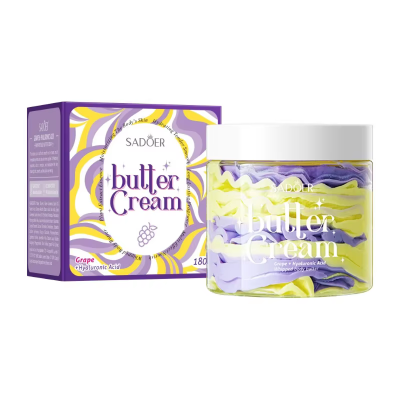 Крем-батер для тіла SADOER Grape & Hyaluronic Acid зволожуючий 180 г